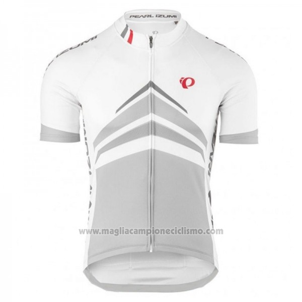 2018 Abbigliamento Ciclismo Pearl Izumi Bianco Grigio Manica Corta e Salopette